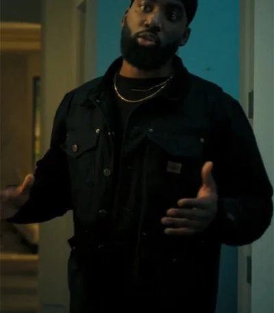 A Lot of Nothing 2023 Y’lan Noel Black Cotton Jacket