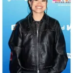 A Night Of Pride Ruby Ibarra Black Leather Jacket