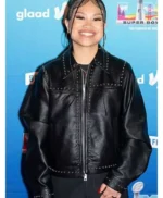A Night Of Pride Ruby Ibarra Black Leather Jacket