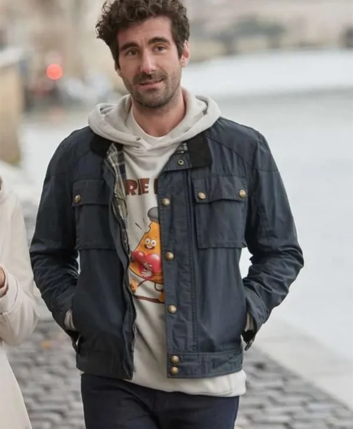A Paris Proposal 2023 Nicholas Bishop Black Jacket A Paris Proposal 2023 Nicholas Bishop Black Jacket