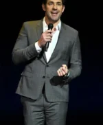 John Krasinski A Quiet Place Day One Plaid Suit