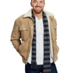 A Tale of Two Christmases 2022 Chandler Massey Corduroy Jacket