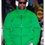 ASAP Rocky Rally Green Down Jacket