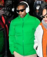 ASAP Rocky Rally Green Down Jacket