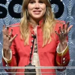 2026 Pop Awards Suki Waterhouse Red Jacket