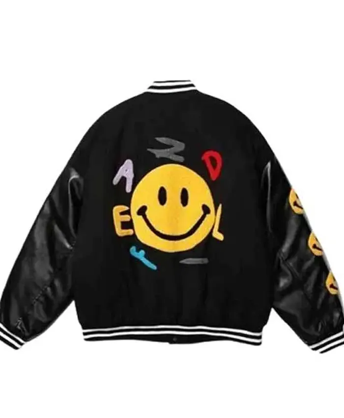 Asap Rocky Smiley Varsity Jacket Asap Rocky Smiley Varsity Jacket
