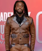 Academy Country Music Awards Shaboozey Leather Jacket