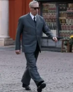 Adam Driver Ferrari 2023 Grey Suit