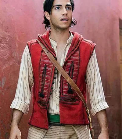 Aladdin Red Cotton Vest