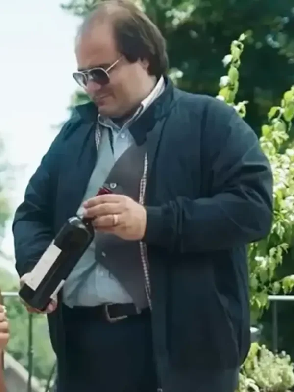 Alfonso Perugini Mafia Mamma 2023 Blue Bomber Jacket