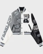 All Star Frealess Cropped Varsity Jacket