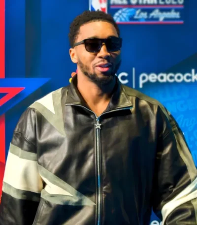 All-Star Game 2026 Donovan Mitchell Leather Jacket
