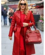 Amanda Holden Red Trench Coat