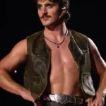 Benson Boone Brown Leather Vest