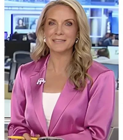 Americas Newsroom 2026 Dana Perino Satin Blazer
