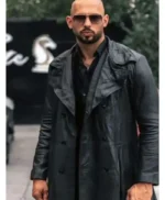 Andrew Tate Black Leather Coat