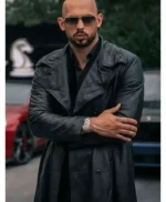 Andrew Tate Black Leather Coat