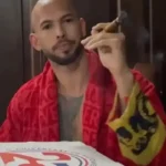 Andrew Tate Red Versace Robe