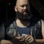 Andy Krambousanos Beaten To Death Black Leather Vest