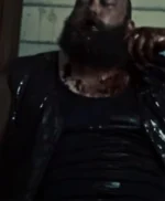 Andy Krambousanos Beaten To Death Black Leather Vest