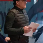 Anthony Russo The Electric State Black Puffer Vest