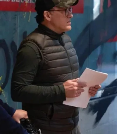 Anthony Russo The Electric State Black Puffer Vest