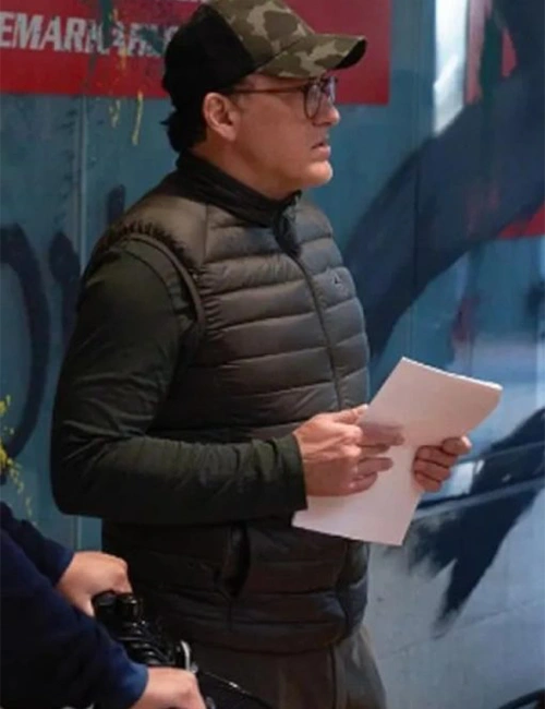 Anthony Russo The Electric State Black Puffer Vest Anthony Russo The Electric State Black Puffer Vest