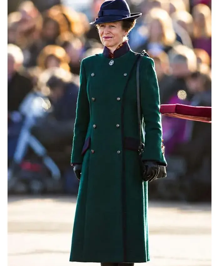 Anzac Day 2026 Princess Anne Green Coat Anzac Day 2026 Princess Anne Green Coat