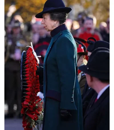Anzac Day 2026 Princess Anne Green Coat
