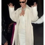 Art Club Bella Hadid White Coat