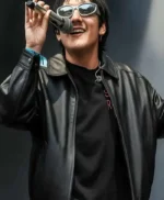 Artemas Lollapalooza Black Leather Jacket