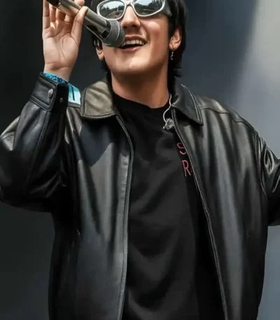 Artemas Lollapalooza Black Leather Jacket