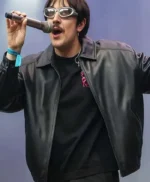 Artemas Lollapalooza Black Leather Jacket