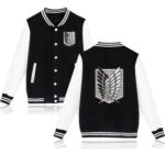 Attack on Titan Anime Varsity Letterman Jacket