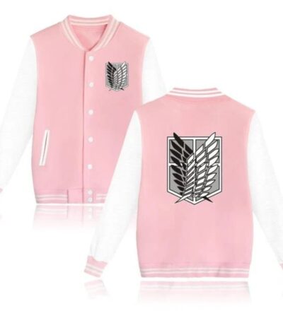 Attack on Titan Anime Varsity Letterman Jacket