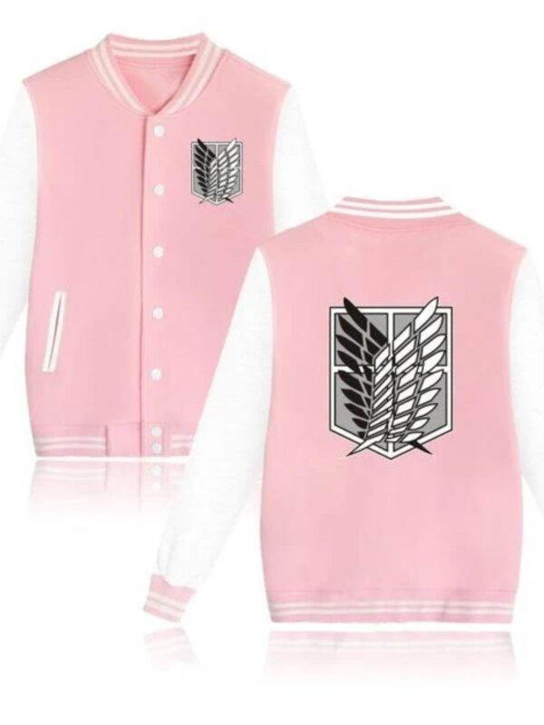 Attack on Titan Anime Varsity Letterman Jacket