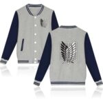 Attack on Titan Anime Varsity Letterman Jacket