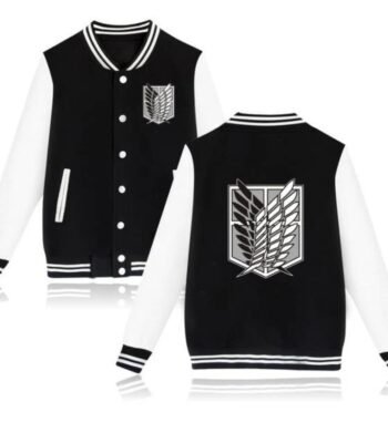 Attack on Titan Anime Varsity Letterman Jacket