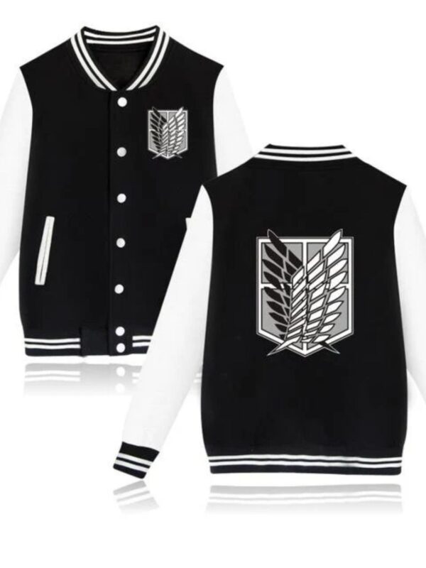 Attack on Titan Anime Varsity Letterman Jacket