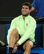 Australian Open Carlos Alcaraz Light Green Jacket
