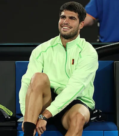 Australian Open Carlos Alcaraz Light Green Jacket
