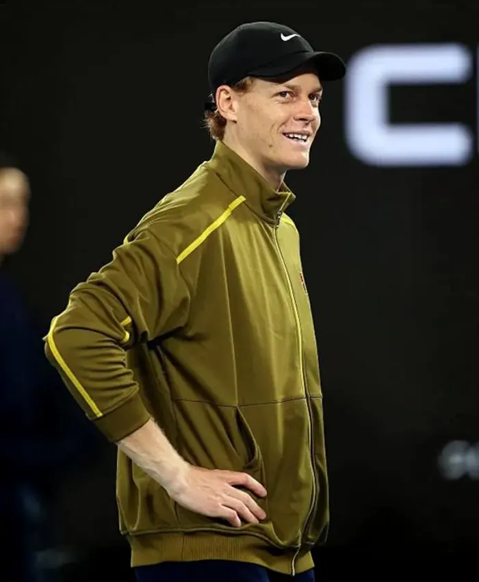 Australian Open Jannik Sinner Green Jacket Australian Open Jannik Sinner Green Jacket