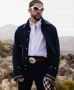 Bad Bunny Where She Goes Blue Jacket