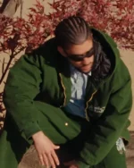 Bad Bunny Where She Goes Green Jacket