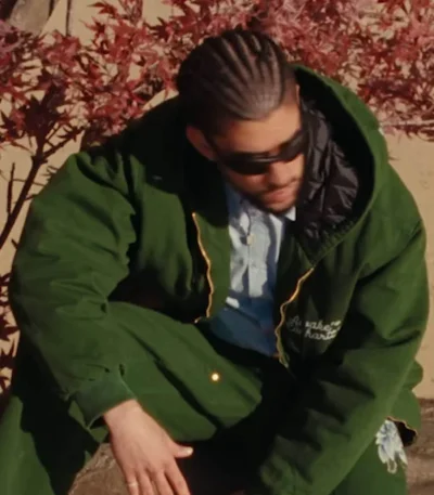 Bad Bunny Where She Goes Green Jacket