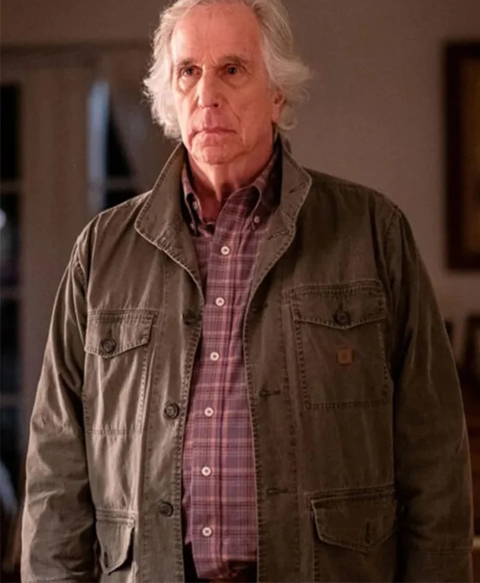 Barry S03 Henry Winkler Brown Cotton Jacket Barry S03 Henry Winkler Brown Cotton Jacket