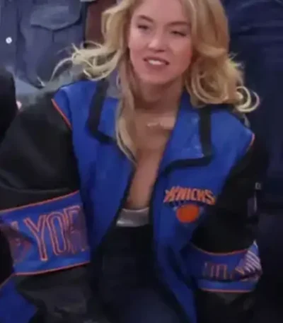 Basketball Finals 2026 Sydney Sweeney Knicks Jacket