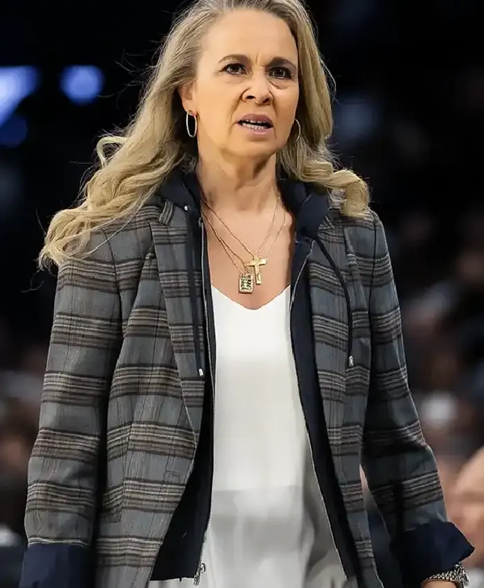 Becky Hammon Finals Playoffs Grey Blazer Becky Hammon Finals Playoffs Grey Blazer