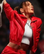 Becky Lynch WWE Raw Red Leather Jacket