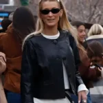 Bella Hadid Aspen Black Jacket